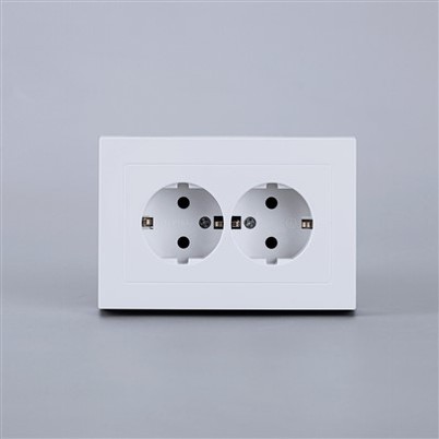 8609 2 Gang Sockets Grounding